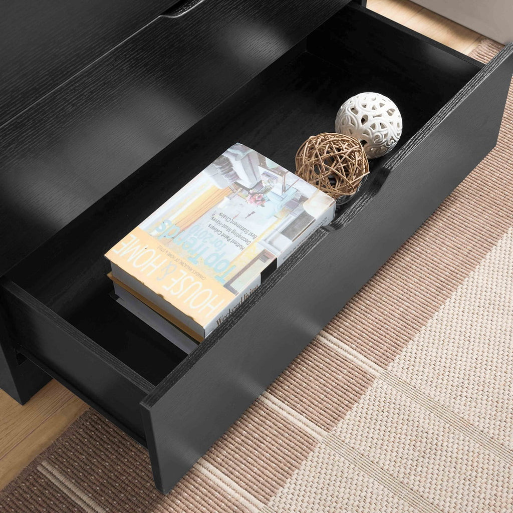 Brown 5 Drawer Wood Dresser N110168