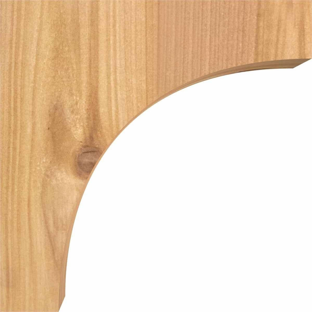 5 1/2x22W x 12x22D x 28x22H Western Red Cedar Corbel A631