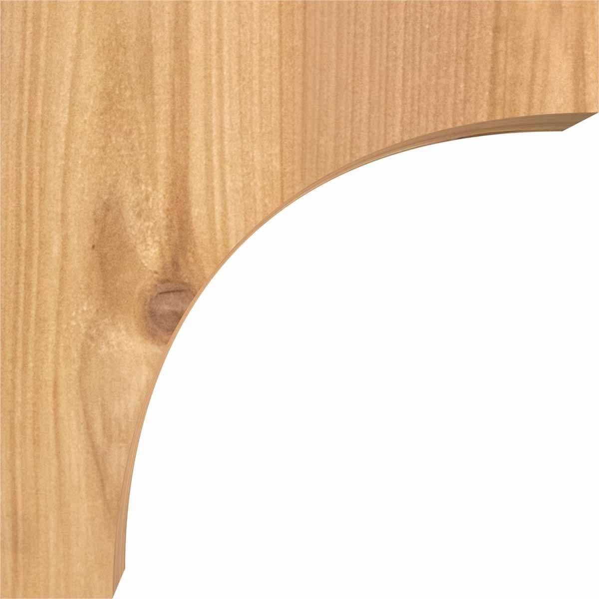 5 1/2x22W x 12x22D x 28x22H Western Red Cedar Corbel A631