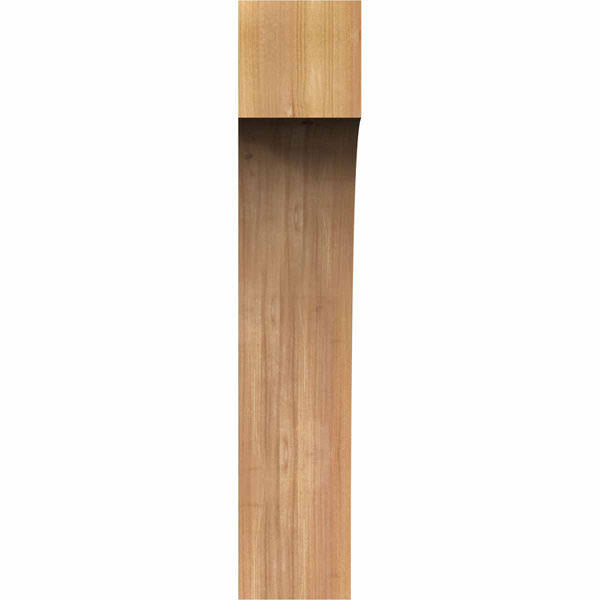5 1/2x22W x 12x22D x 28x22H Western Red Cedar Corbel A631