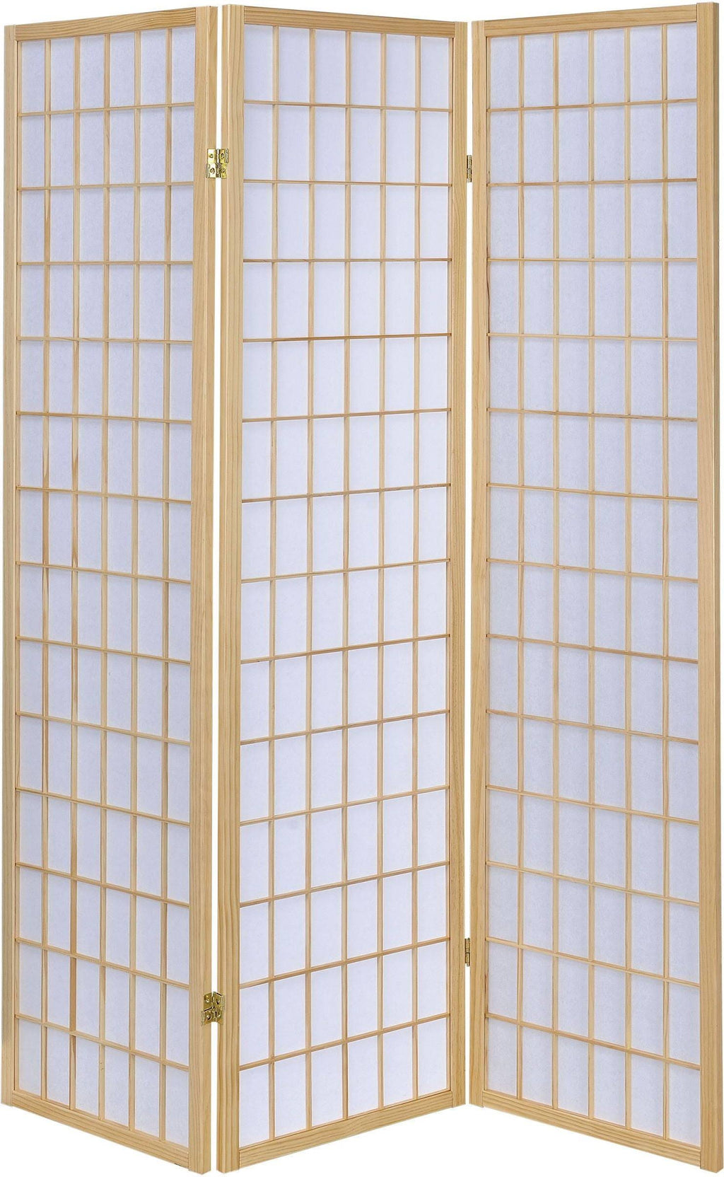 Natural 3 Panel Room Divider Folding Screen L6794