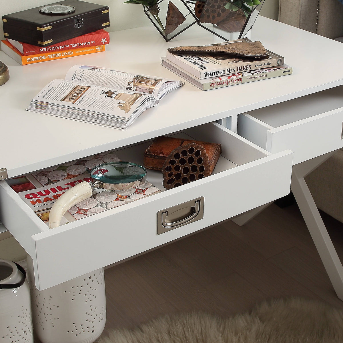 Blue Medium Campaign Desk A2212