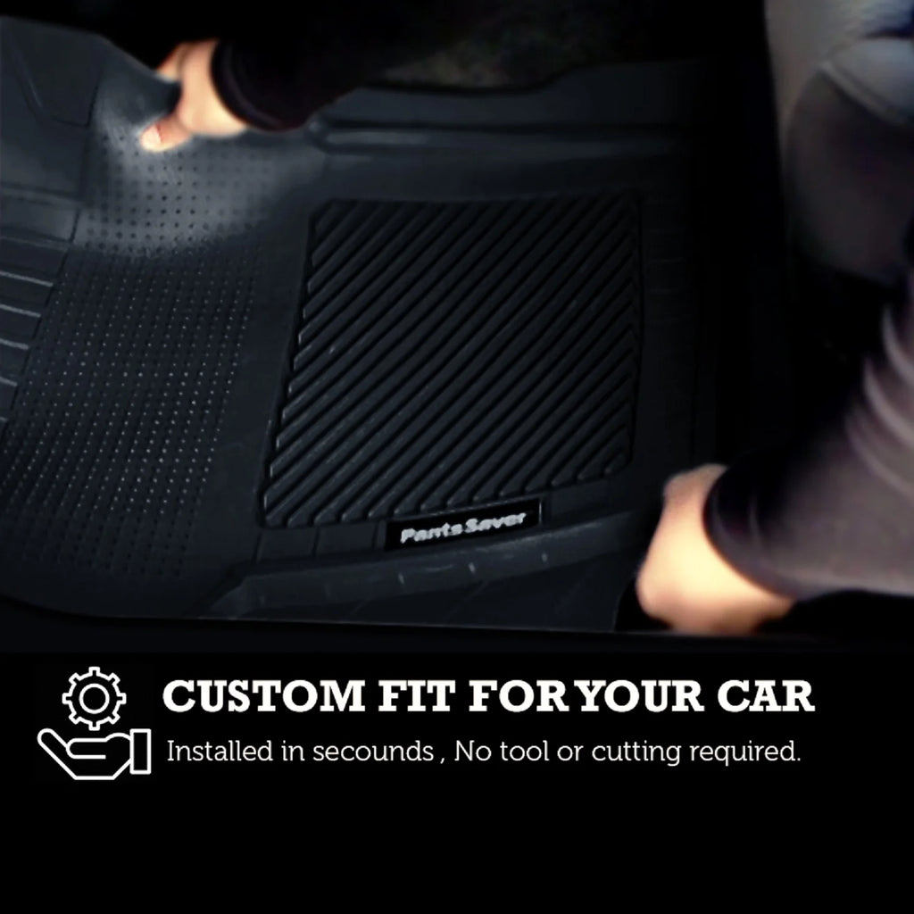 Beige 4 Piece All Weather Floor Mats for Tesla Model Y L14528