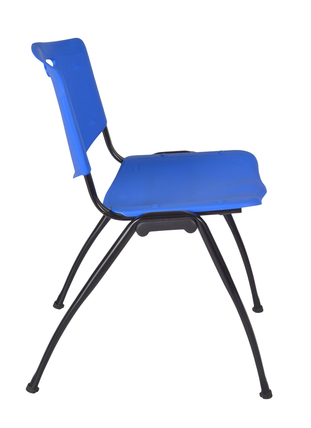 Cherry Training Table & Blue Stack Chairs E335523