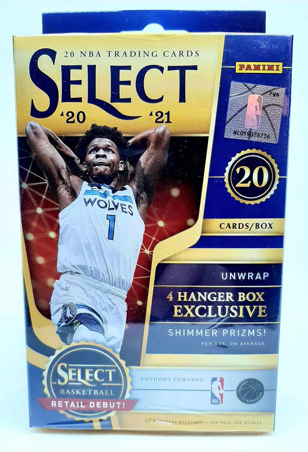 NBA Basketball Trading Cards Hanger Box Y543473