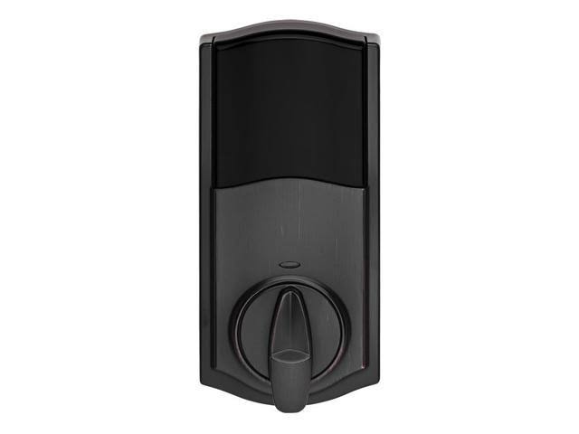 Venetian Bronze SmartKey Deadbolt with Passage Lever M9739