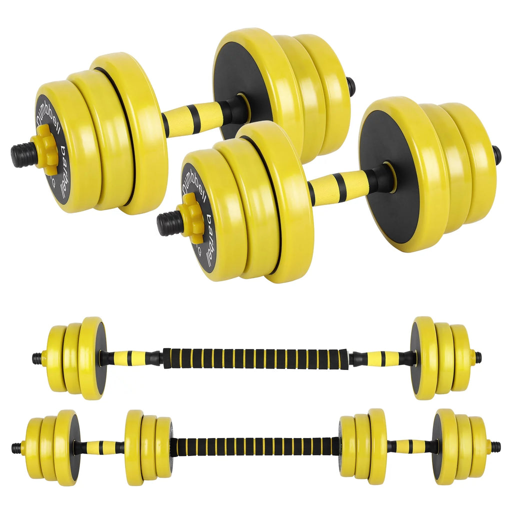Adjustable 44 Pounds Non-Slip Neoprene Dumbbell Set F963