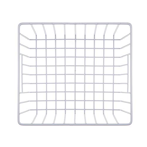 Upright Freezer Organizer Bins, 6Pcs White Wire Storage Baskets with Built-in Handles Y805524