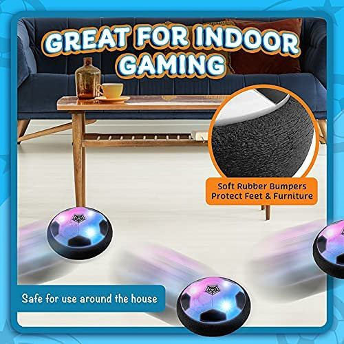 2 LED Light Soccer Balls with Foam Bumpers H1080