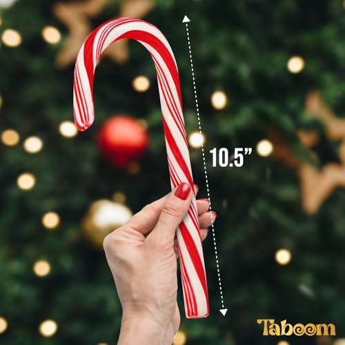 2 Pack 10 Inch Individually Wrapped Peppermint Candy Cane Sticks F517