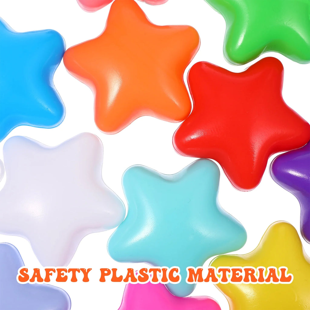 100pcs Star Shaped Ocean Balls Swimming Toys Z933497