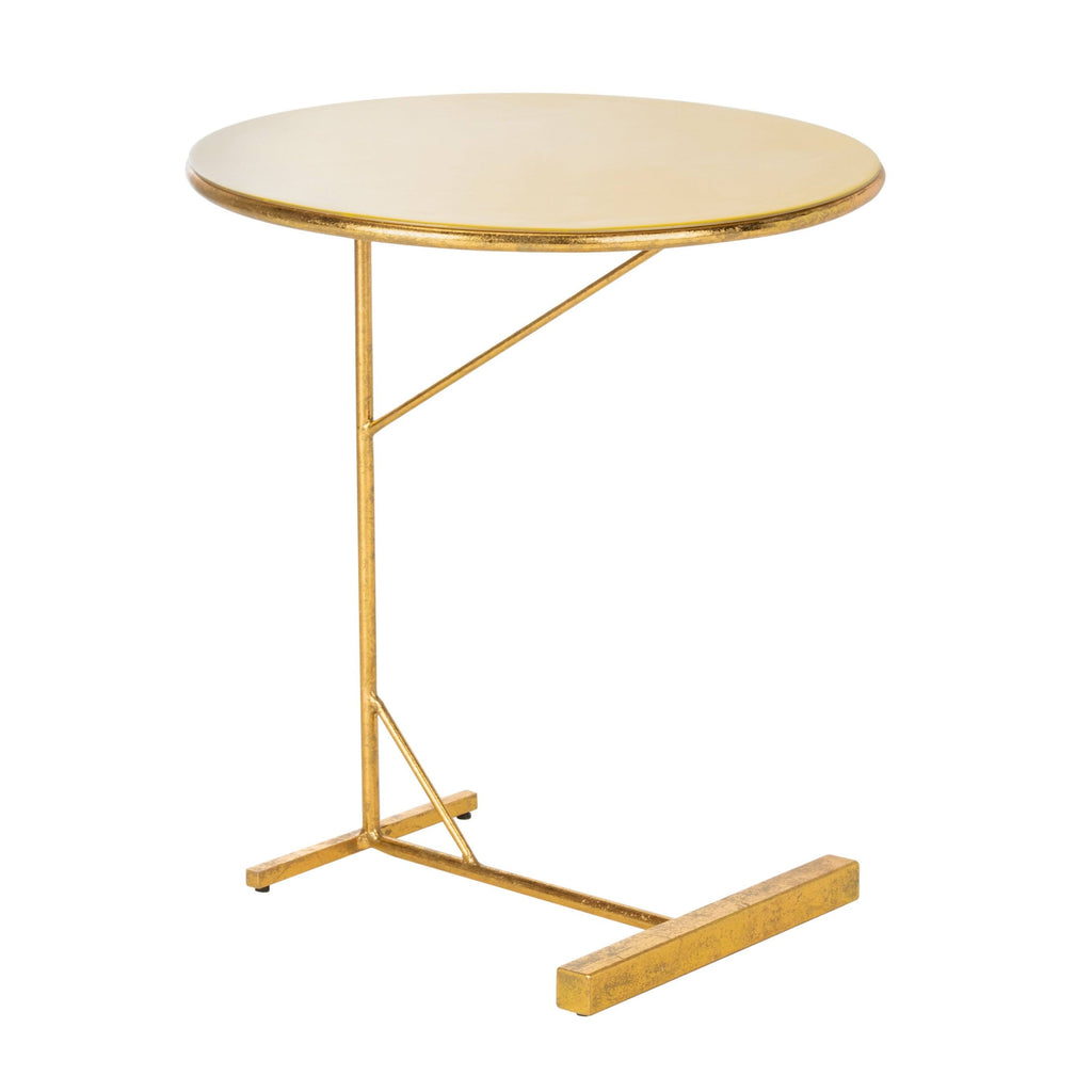 Round C Table Yellow/Gold P74039