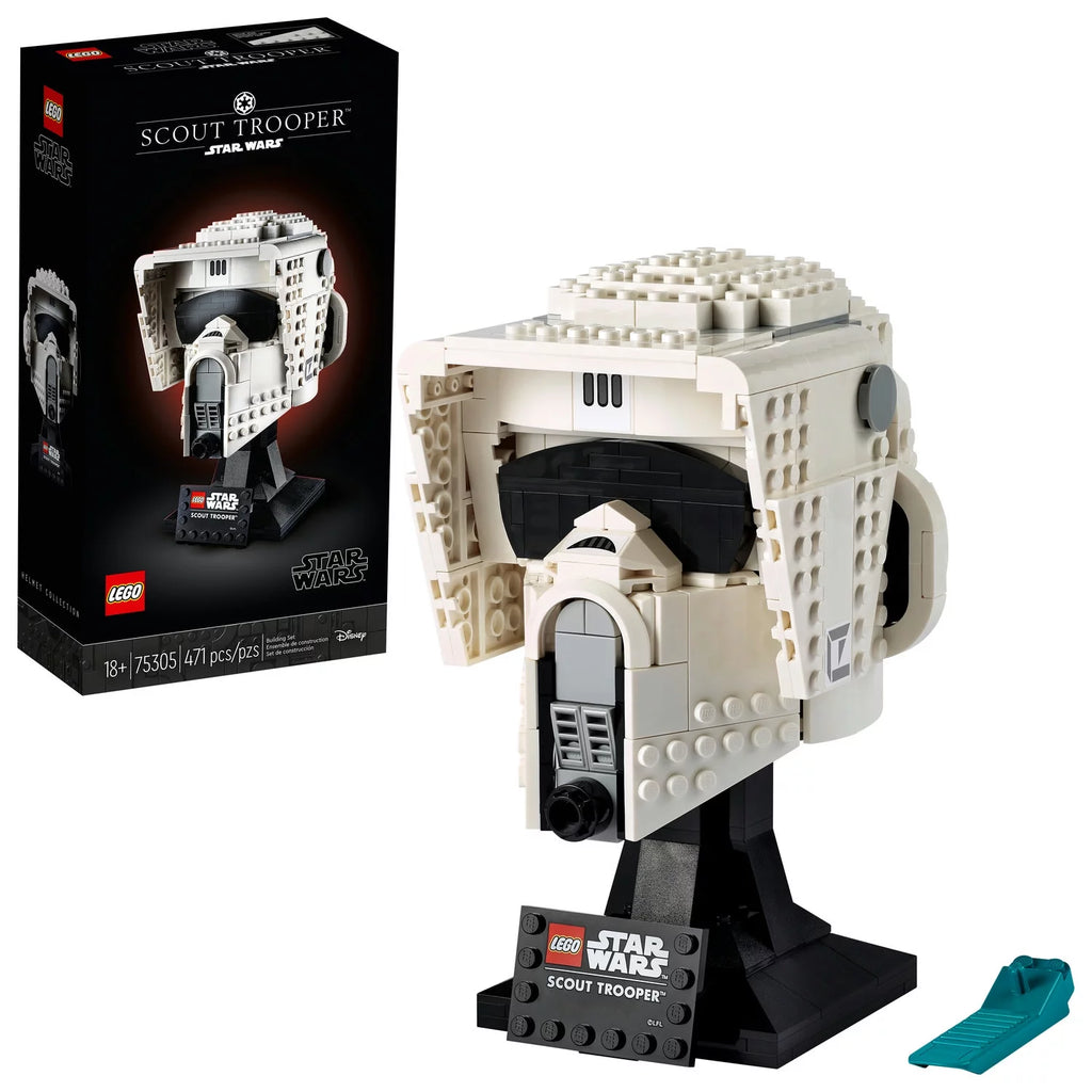 Star Wars Scout Trooper Helmet 471 Pieces Building Toy H982