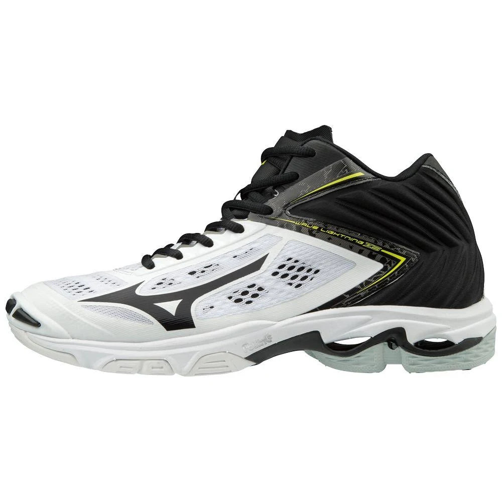 White Black Mid Volleyball Shoes P215513