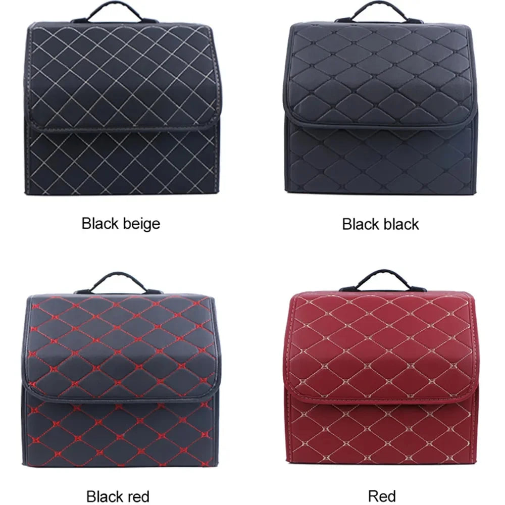 Leather Folding Car Trunk Organizer D35807
