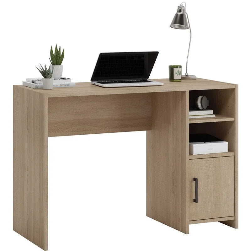 Desk with Engineered Wood in Summer Oak Finish F59225
