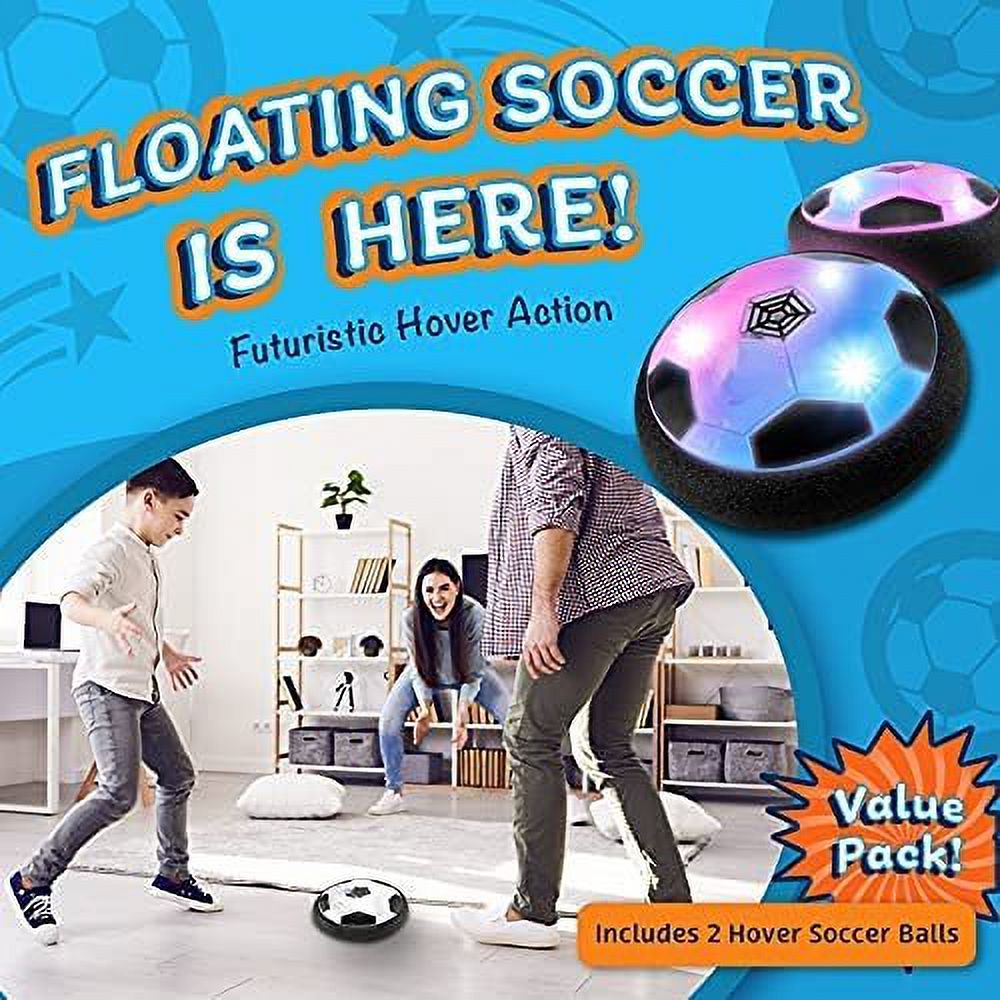 2 LED Light Soccer Balls with Foam Bumpers H1080