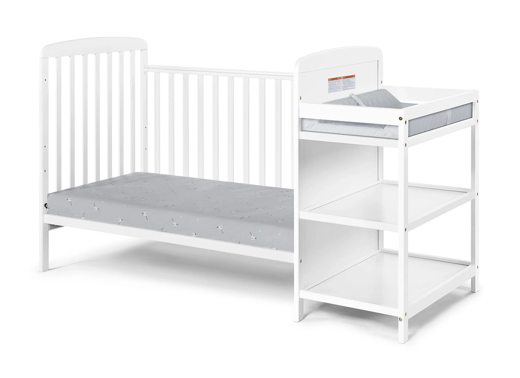 3-in-1 Convertible Crib and Changer Combo F447