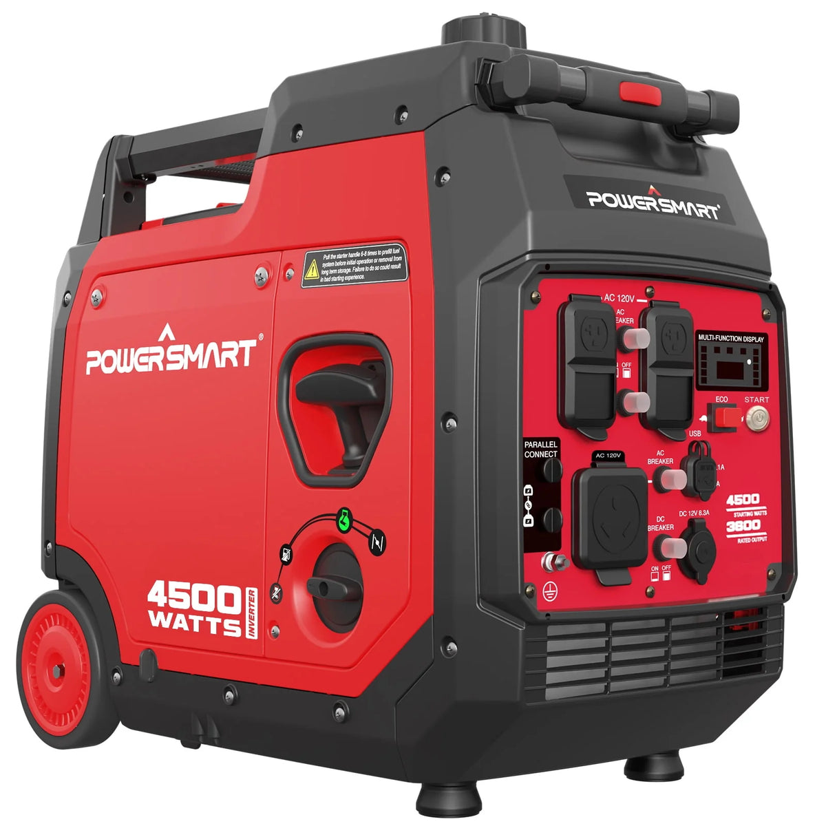 4500W Portable Inverter Gas Generator with Electric Start W72117