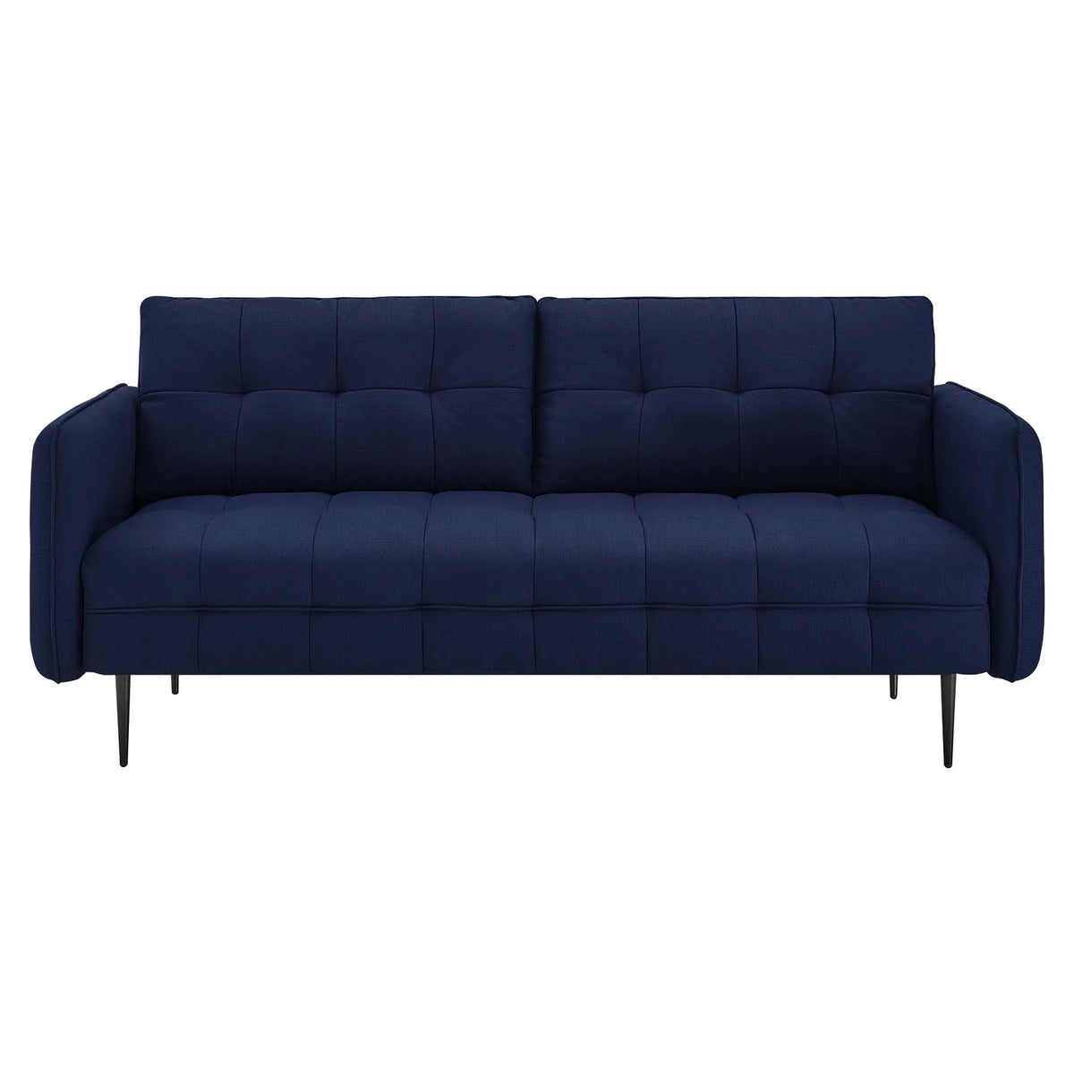 Royal Blue Tufted Fabric Sofa K979