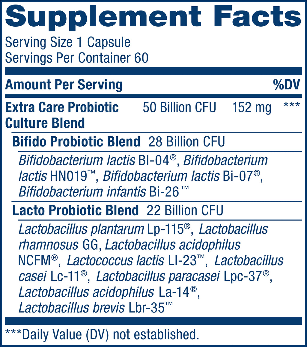 60 Vegetarian Probiotic Capsules 50 Billion CFU S199