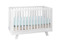 White 3 in 1 Convertible Crib H370