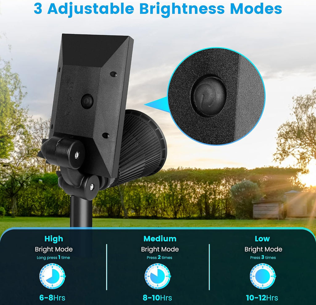 Solar Spot Lights Outdoor Waterproof 4 Pack U847506