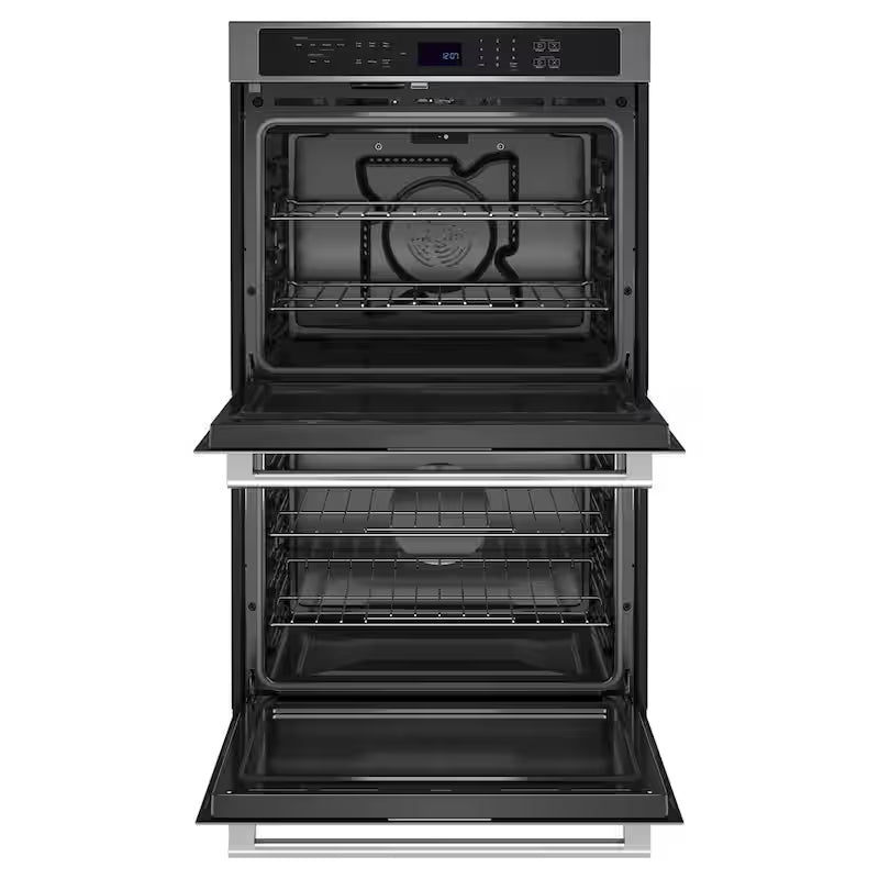 30 in. Double Electric Wall Oven with Convection Self-Cleaning in Stainless Steel V424