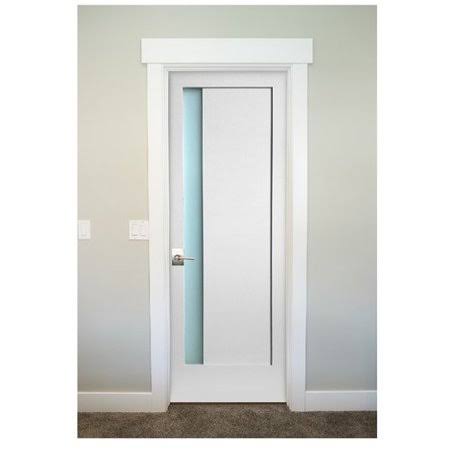 Satin Etch Glass Slab Door G50058