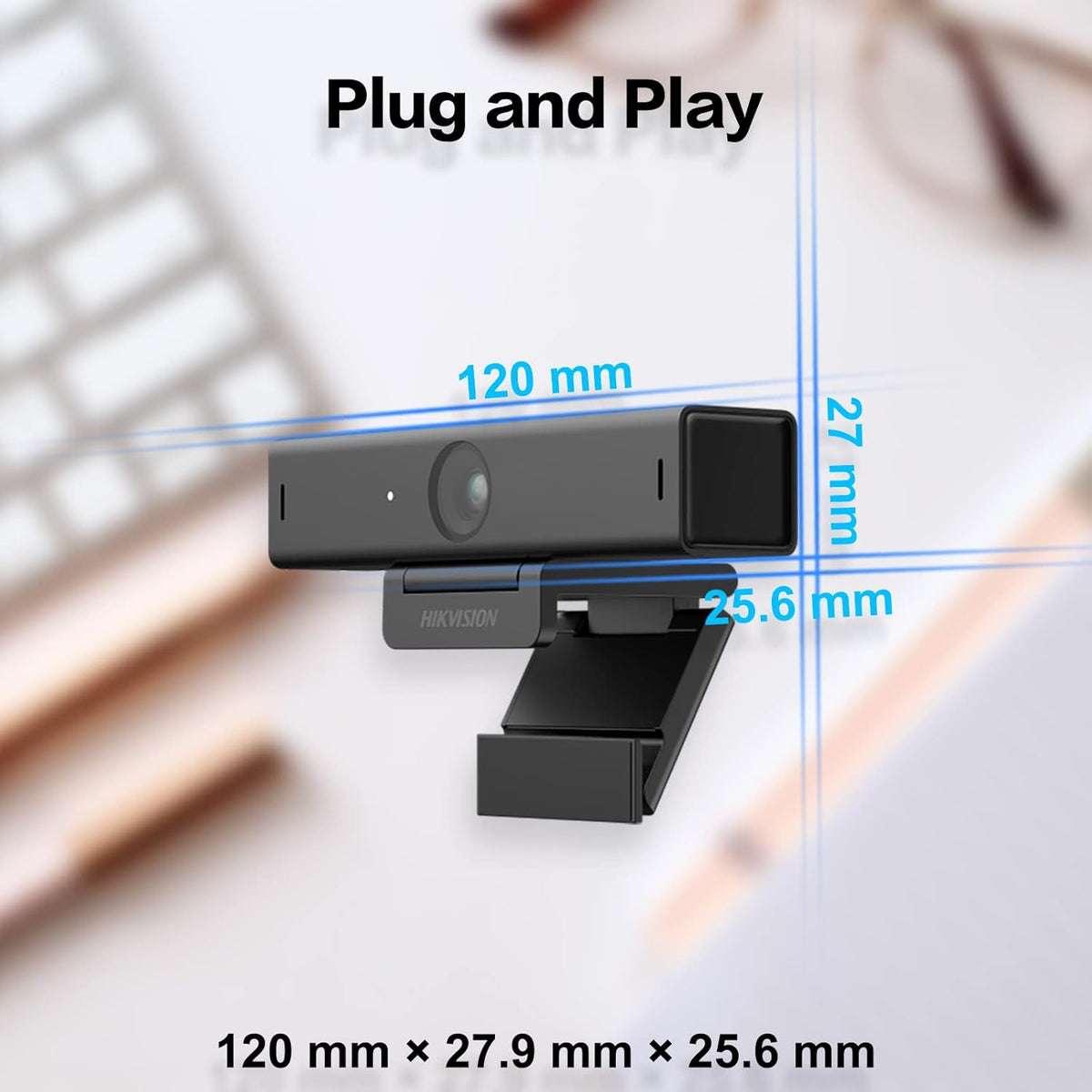 4K HD Webcam with Microphone, 30fps Autofocus N62447