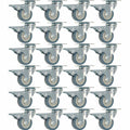 24 Pack 2-Inch Swivel Lock Brake Plate Caster E3845