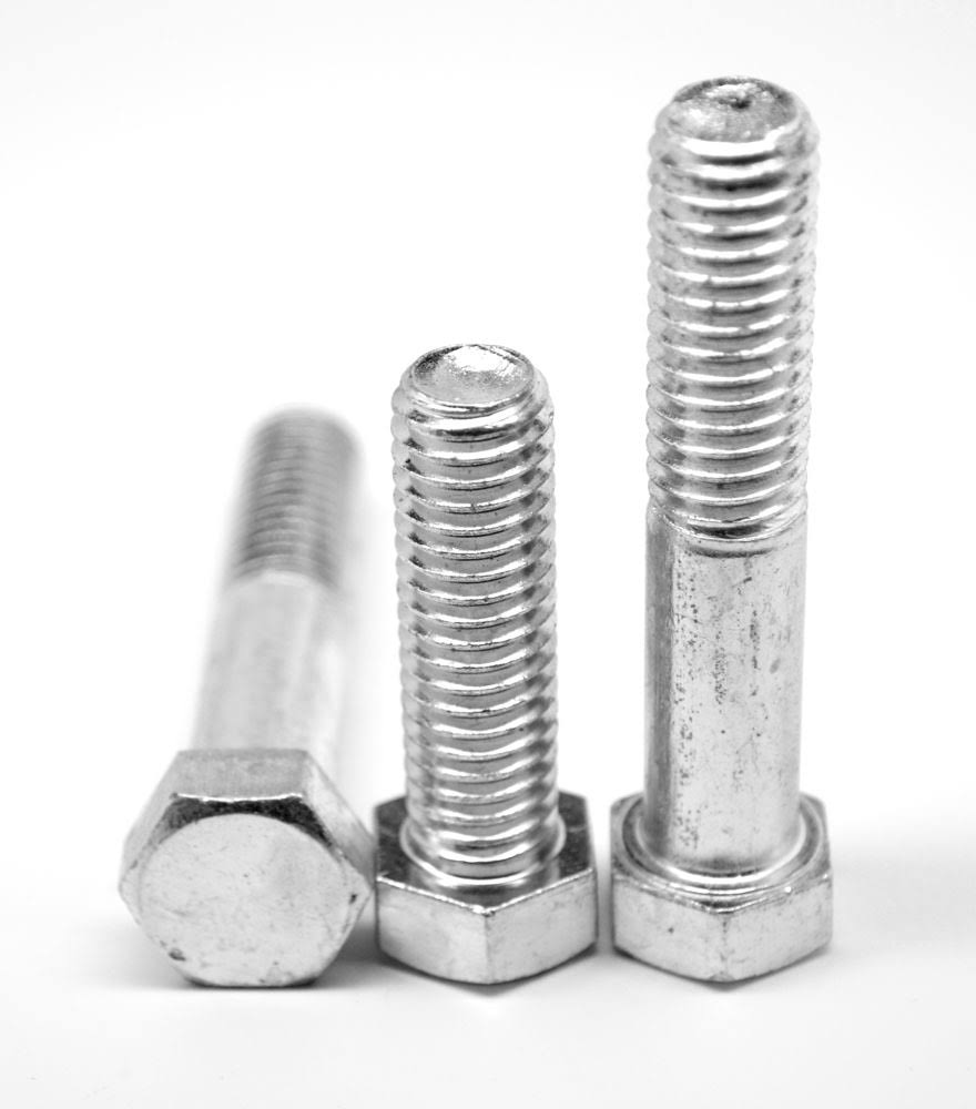 Fine Thread Grade 5 Hex Cap Screw Medium Carbon Steel Zinc Plated P7152