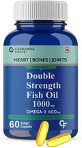 Double Strength Fish Oil 1000mg Omega 3 600mg 60 Capsules G518