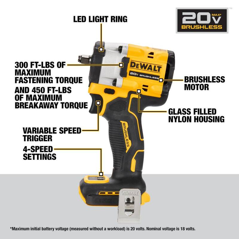 Cordless Brushless 3/8 in. Variable Speed Impact Wrench I672316