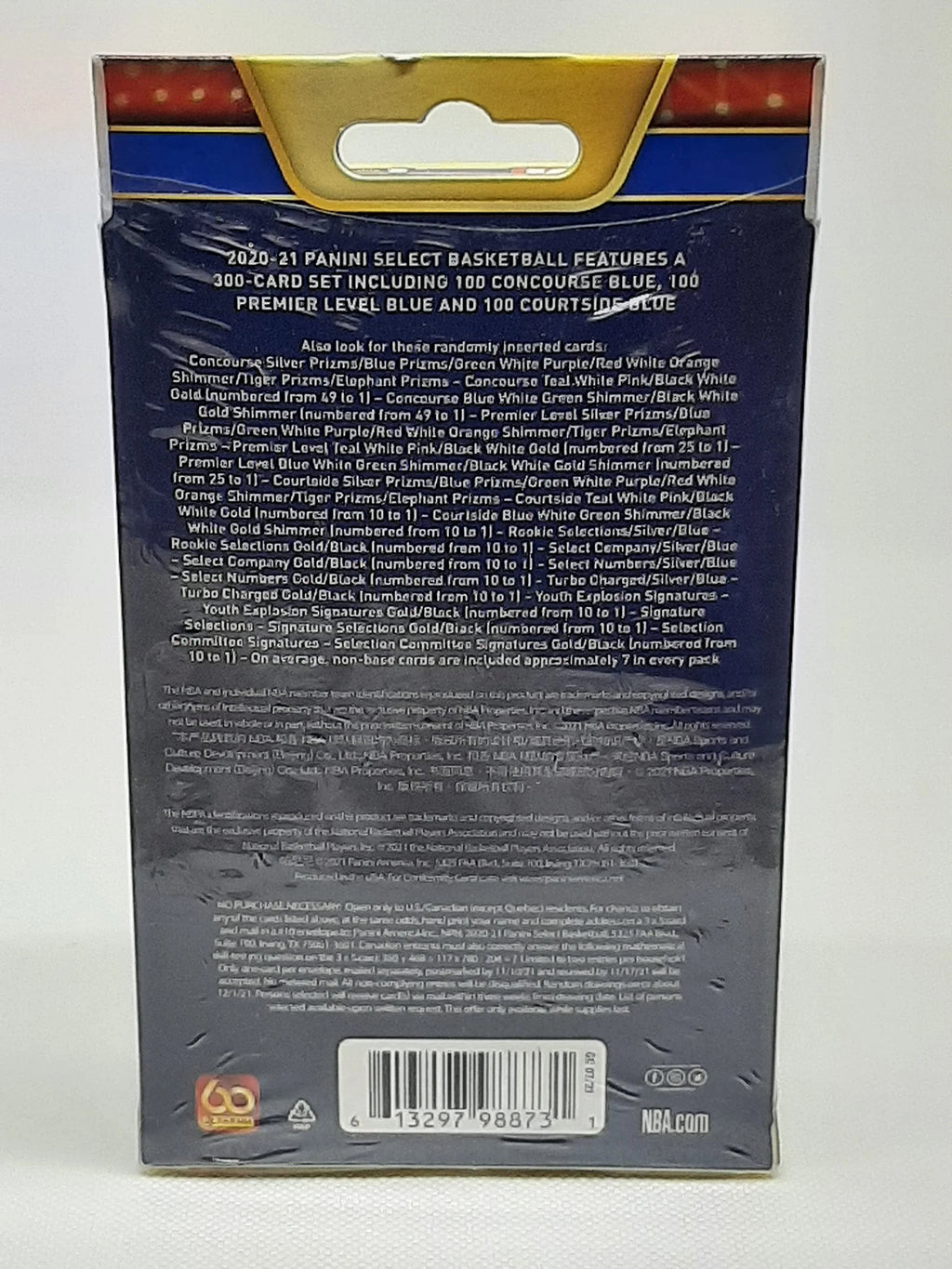 NBA Basketball Trading Cards Hanger Box Y543473