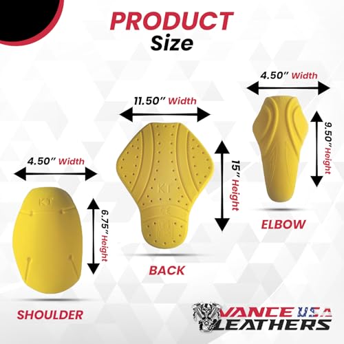 Level 2 Certified Back Shoulder and Elbow Armor Pads C880