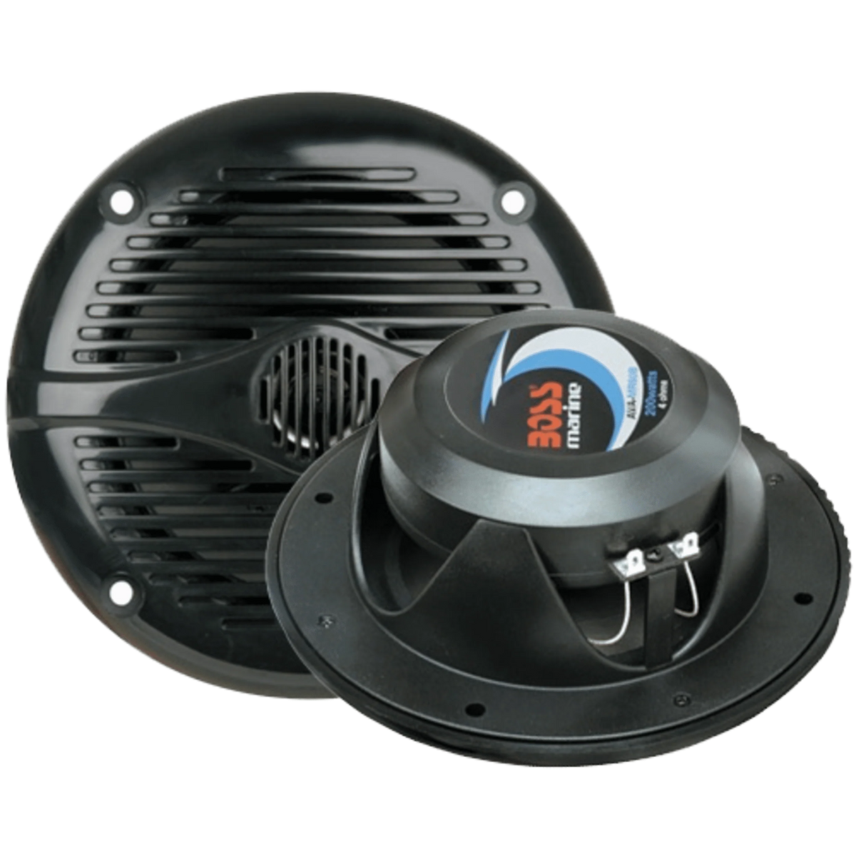 6.5 2-Way 200W Marine Boat Speakers Water Resistant Black N427
