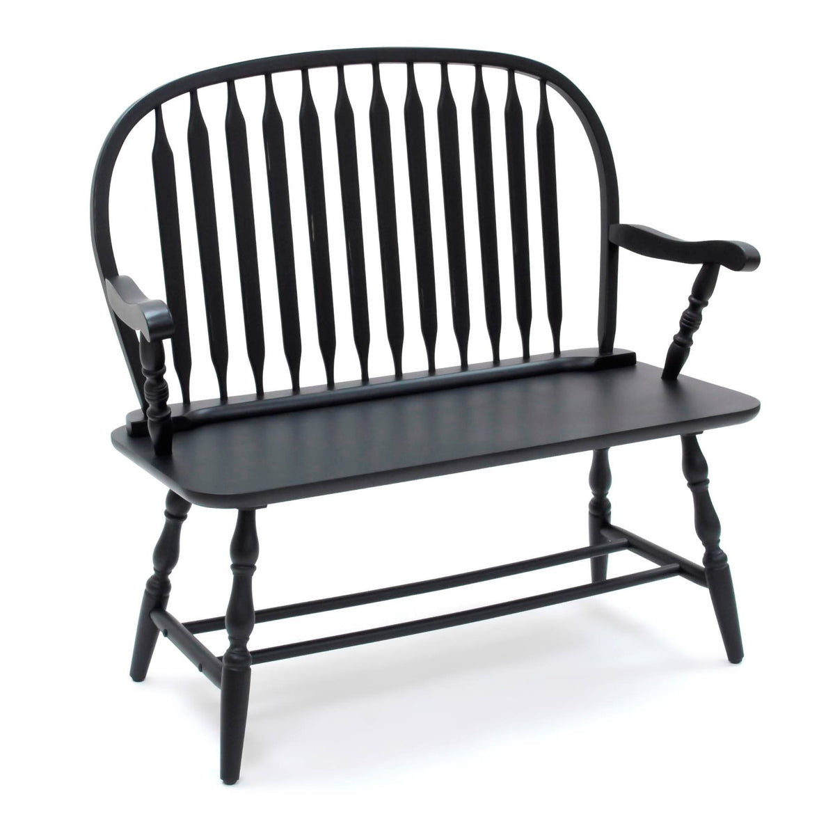 Antique Black Bench Z295