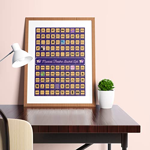 Musical Theater Scratch Off Poster 23"x17" G322