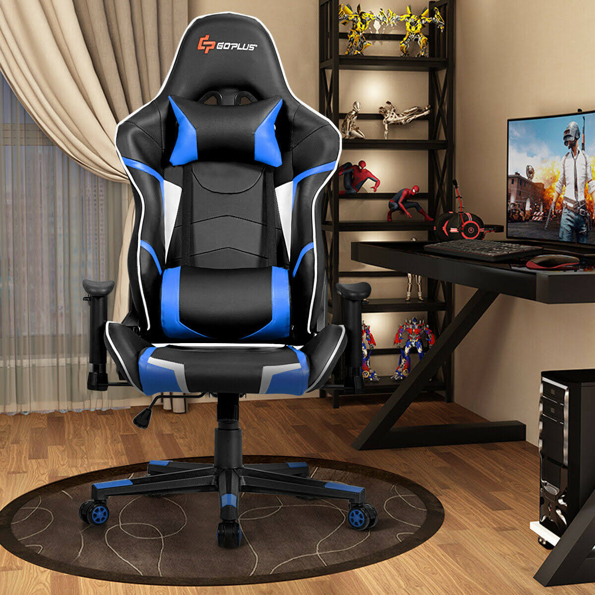 Blue Gaming Reclining Racing Chair M450
